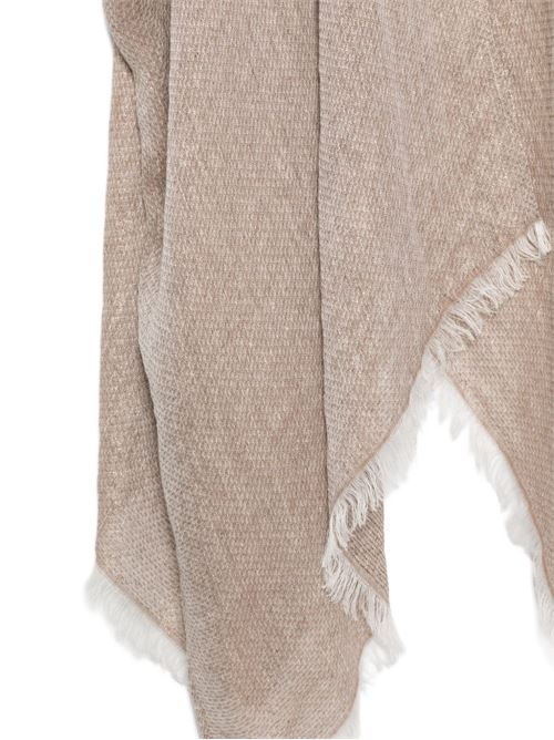Sciarpa poncho donna beige Fabiana Filippi | SAD276A948M0461268
